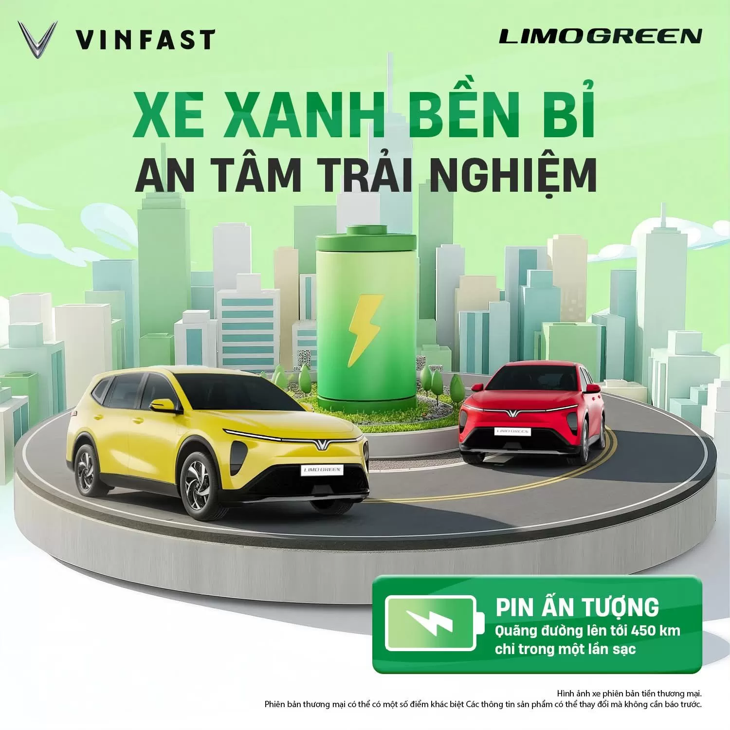 LIMO GREEN -  XE XANH BỀN BỈ, AN TÂM TRẢI NGHIỆM