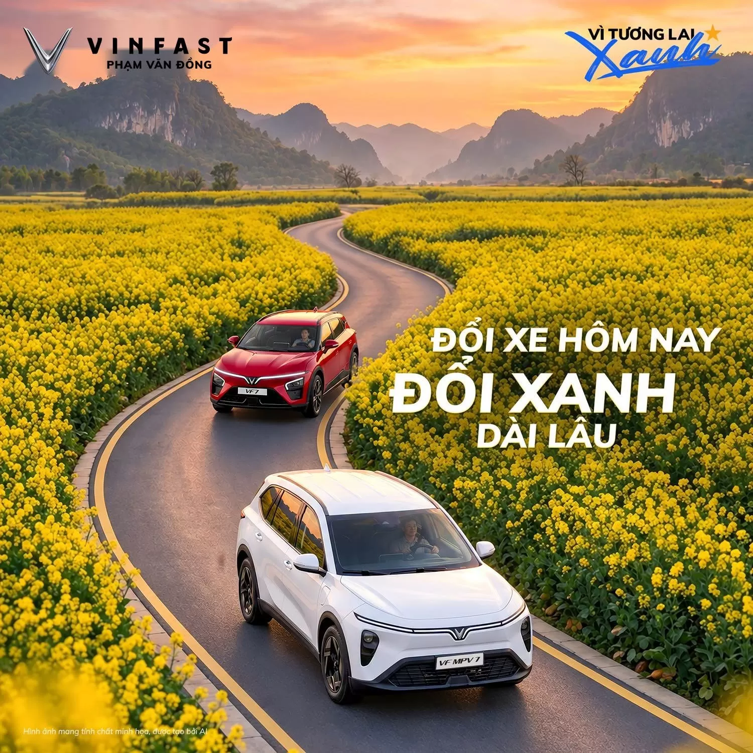 🌿 ĐỔI XE HÔM NAY. ĐỔI XANH DÀI LÂU.