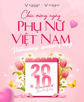 Vinfast Phạm Văn Đồng chúc mừng ngày Phụ nữ Việt Nam