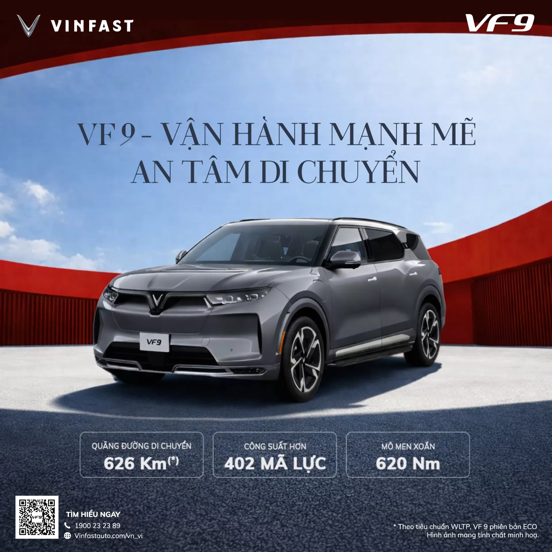 VF 9 - VẬN HÀNH MẠNH MẼ, AN TÂM DI CHUYỂN