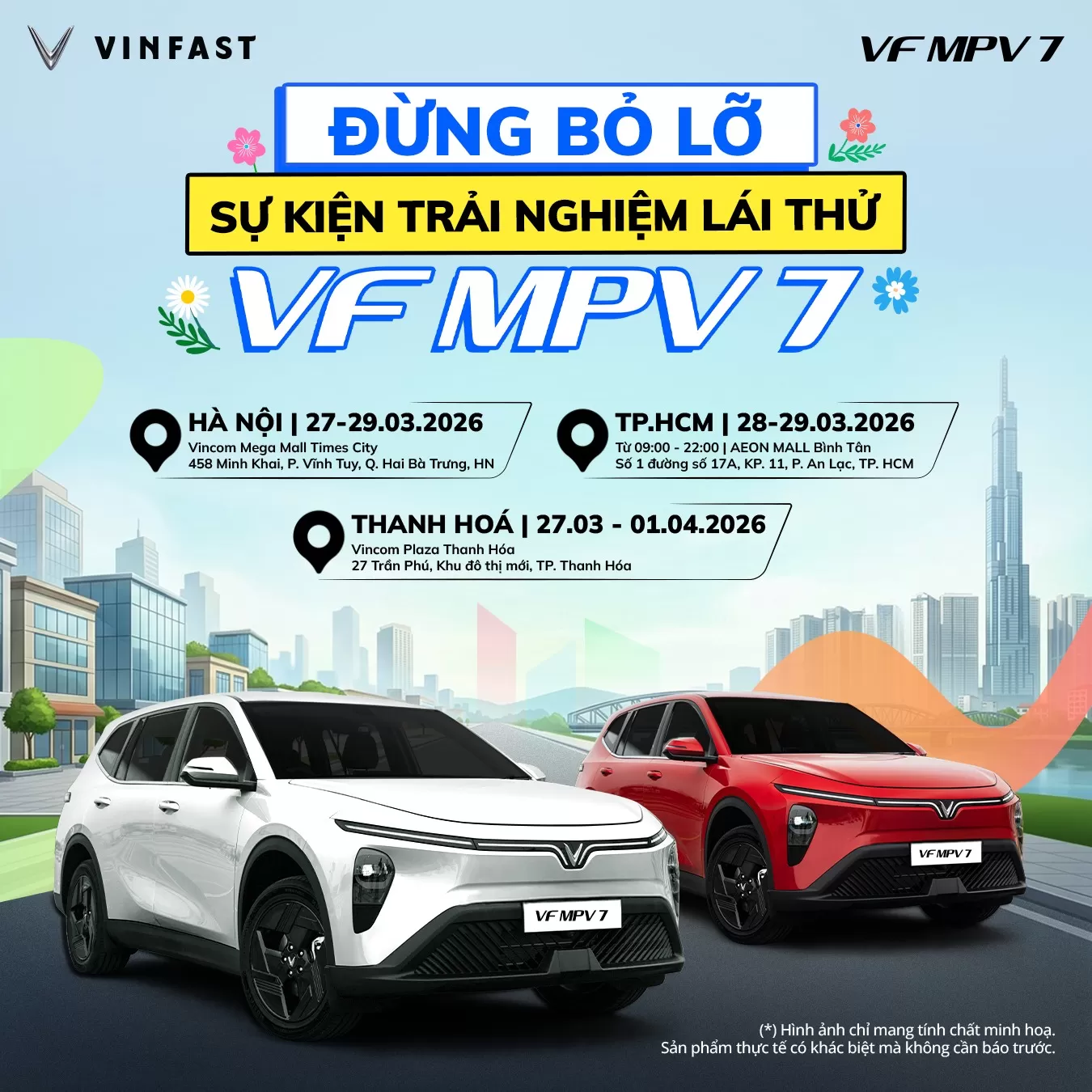ĐỪNG BỎ LỠ SỰ KIỆN TRẢI NGHIỆM LÁI THỬ VF MPV 7
