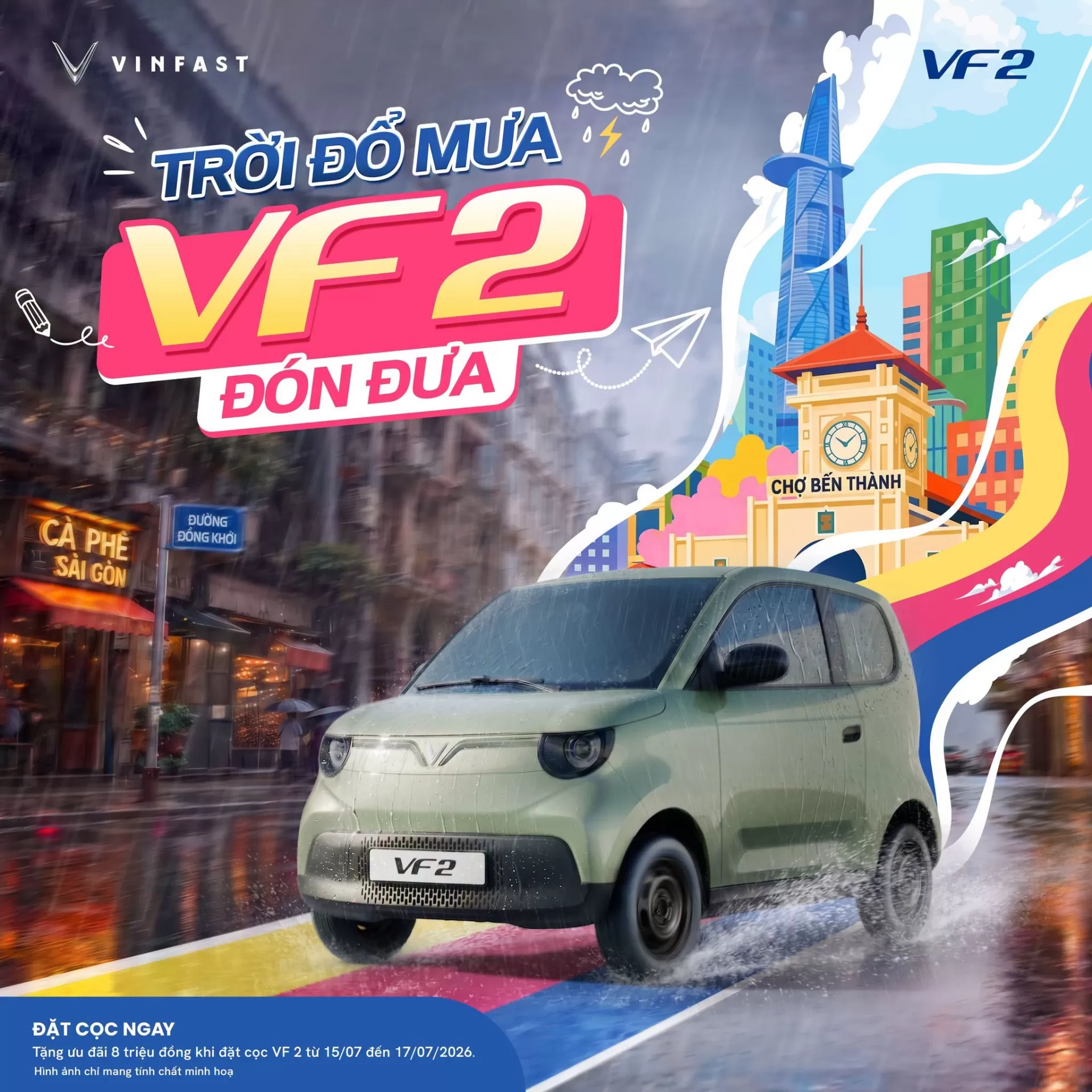 Tạm Biệt Áo Mưa: Nâng Cấp VinFast VF 2 Giá Chỉ 188 Triệu Đồng