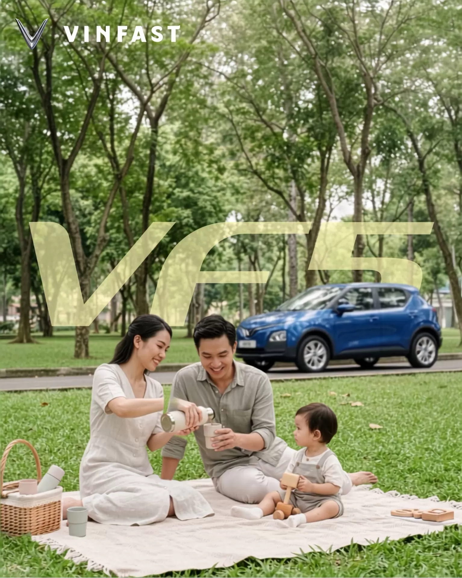 VinFast VF 5 – SUV Điện Rộng Rãi, Thông Minh, Tối Ưu Chi Phí Cho Gia Đình Trẻ