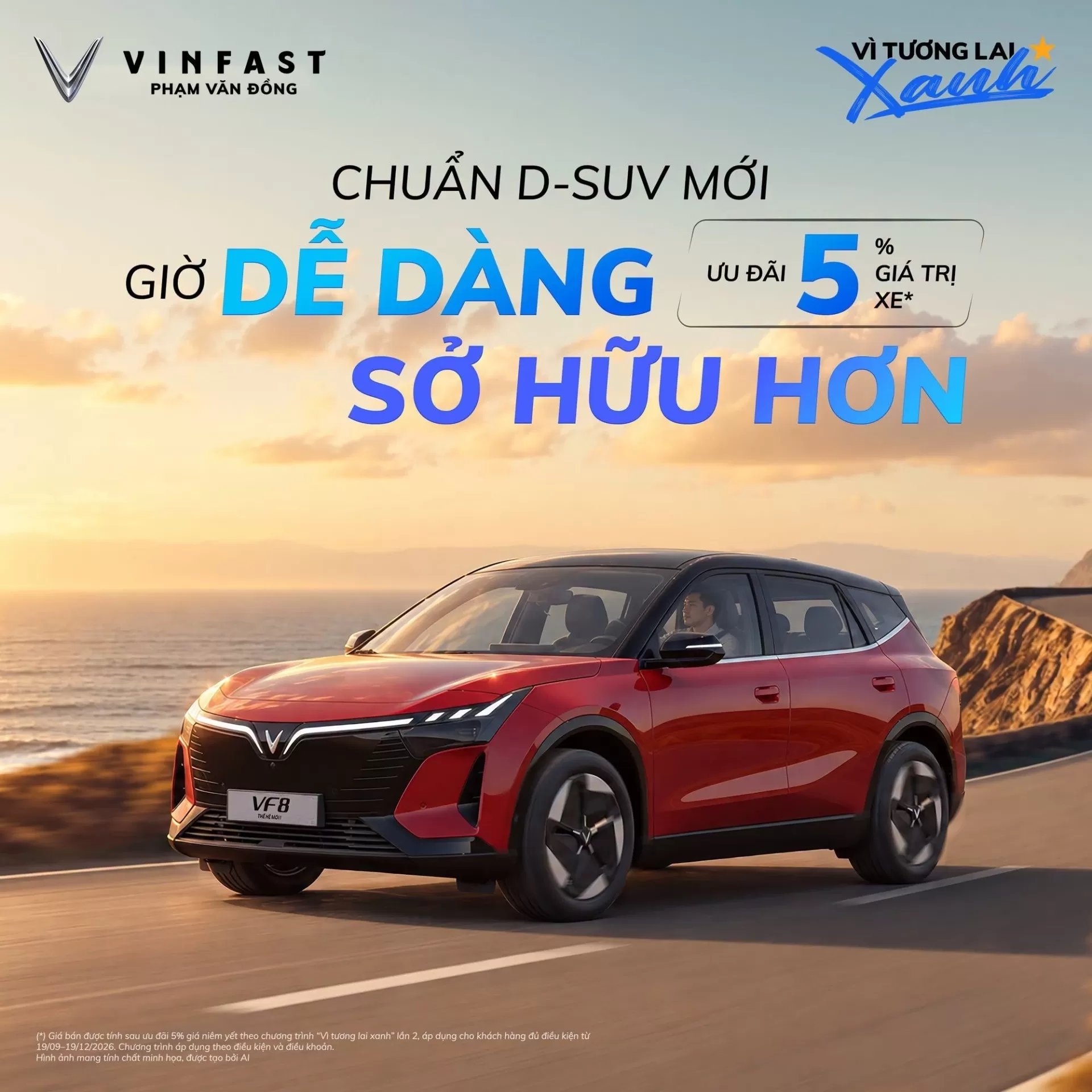 VF 8 THẾ HỆ MỚI – SỞ HỮU CHUẨN D-SUV MỚI