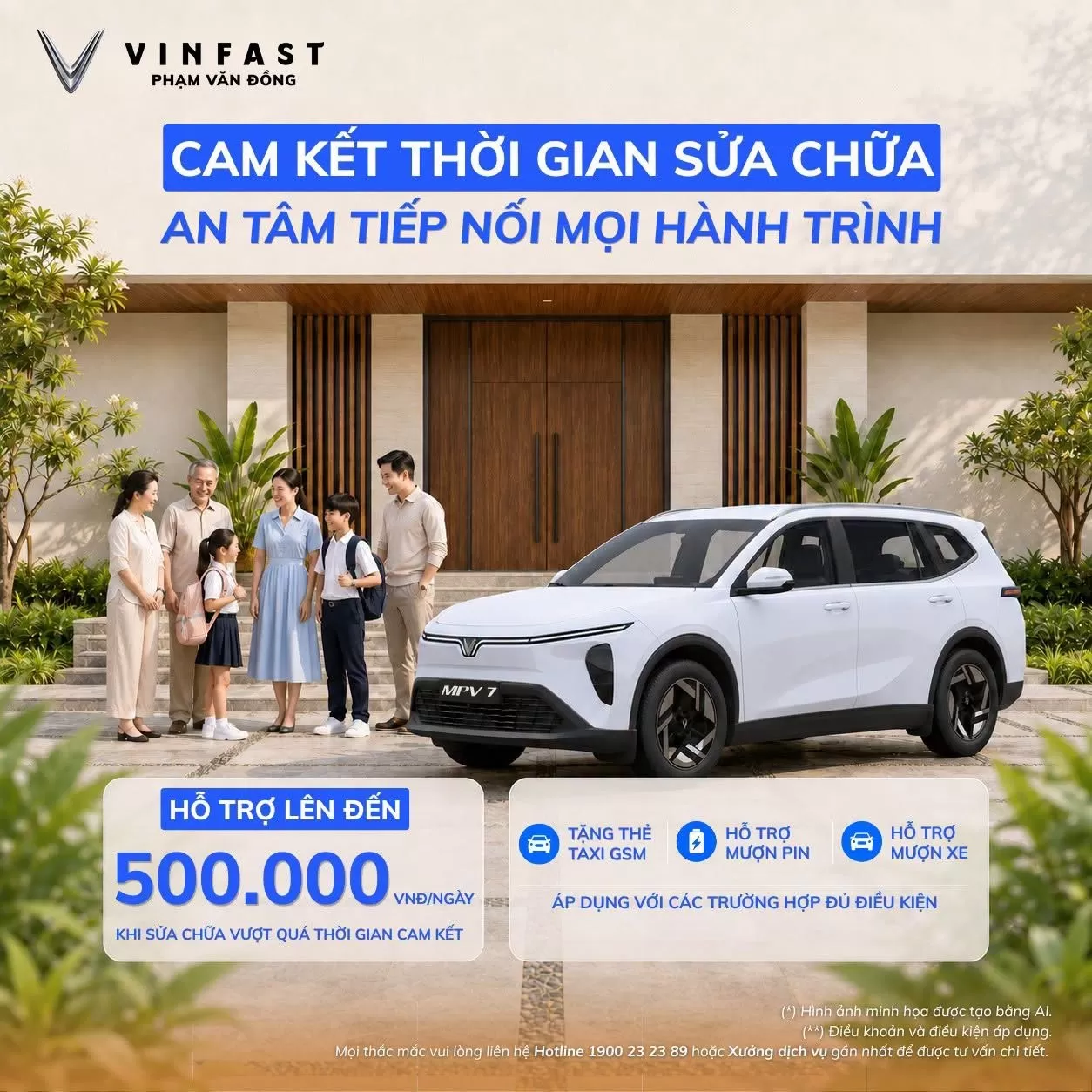 Chính Sách Cam Kết Thời Gian Sửa Chữa VinFast: An Tâm Tuyệt Đối Tại VinFast Phạm Văn Đồng