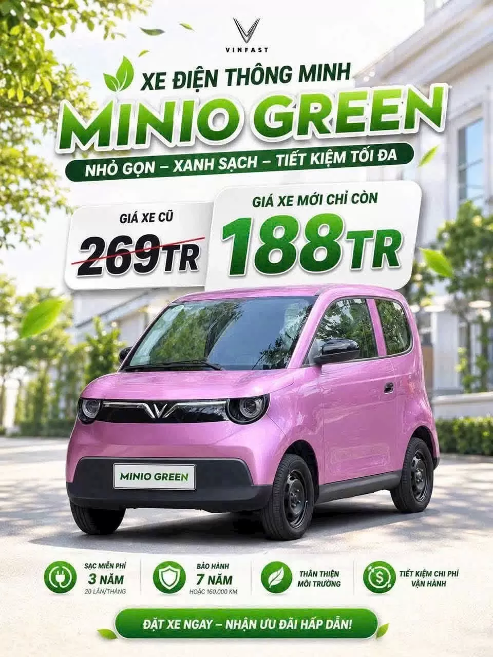 VinFast Minio Green: Nấc Thang Lên Đời Xe Bốn Bánh Cho Gia Đình Trẻ!