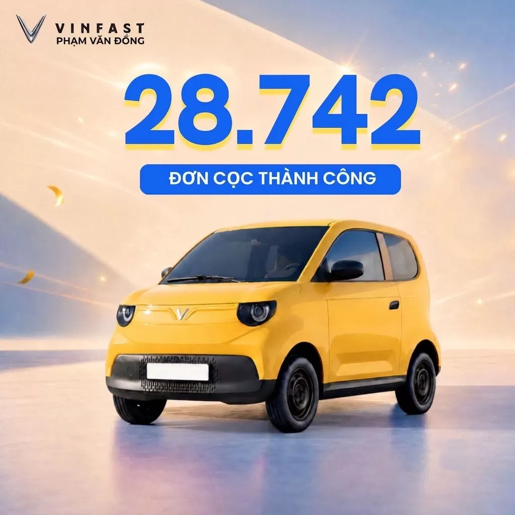 VinFast VF 2 Bùng Nổ Với 28.742 Đơn Cọc Chỉ Sau 03 Ngày Mở Bán!