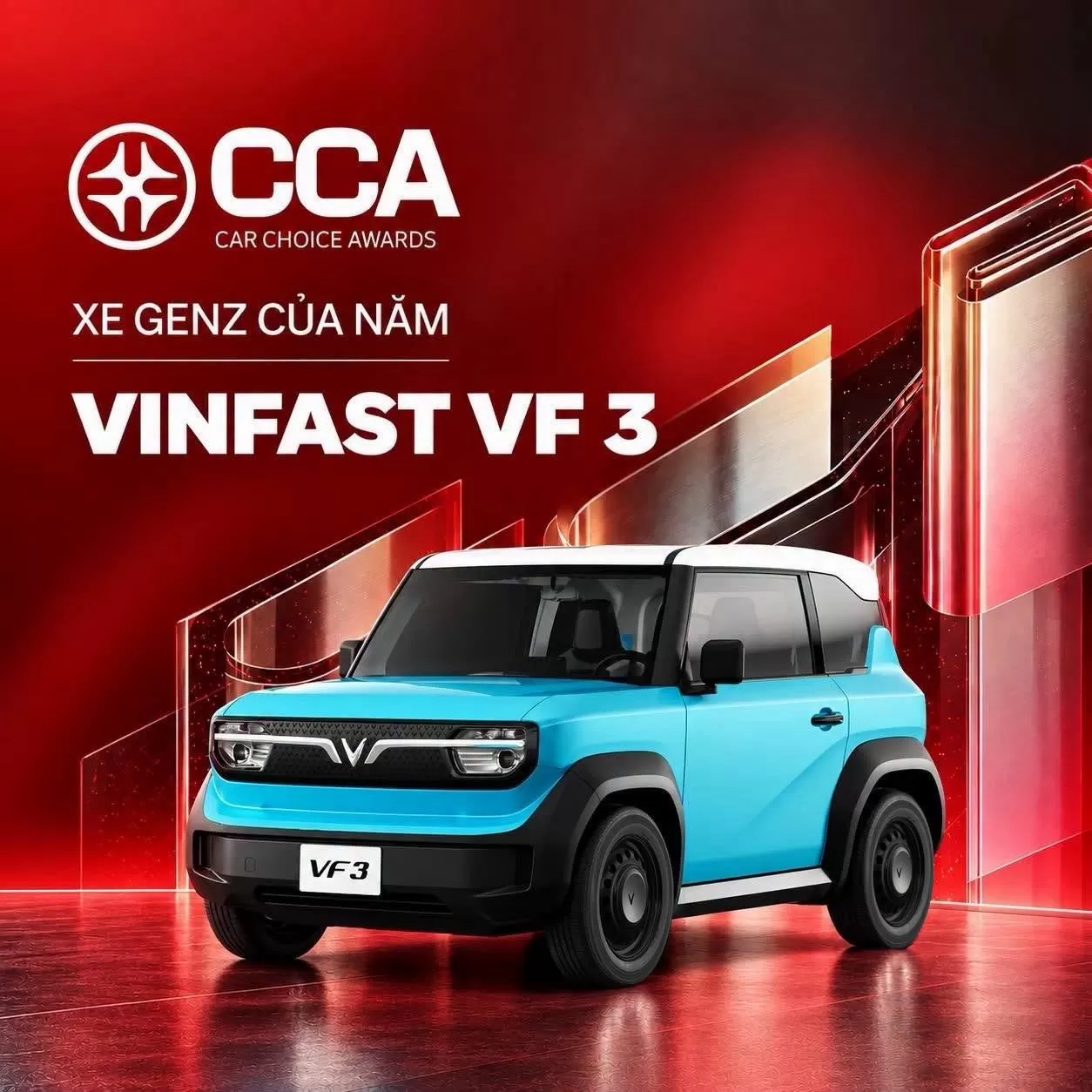 VinFast VF 3 Vinh Dự Đón Giải 