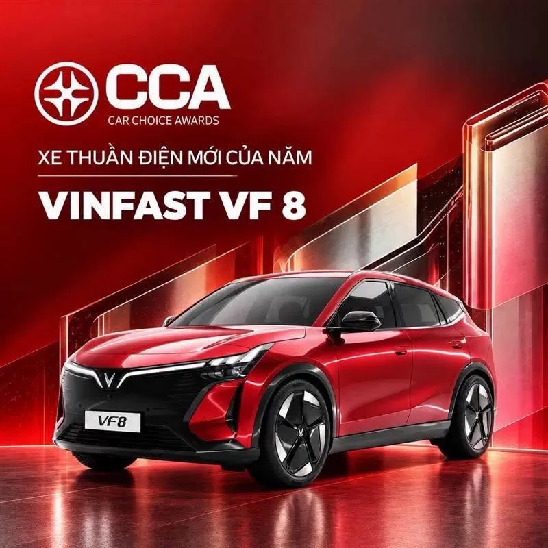 VinFast VF 8 Thế Hệ Mới Được Vinh Danh 